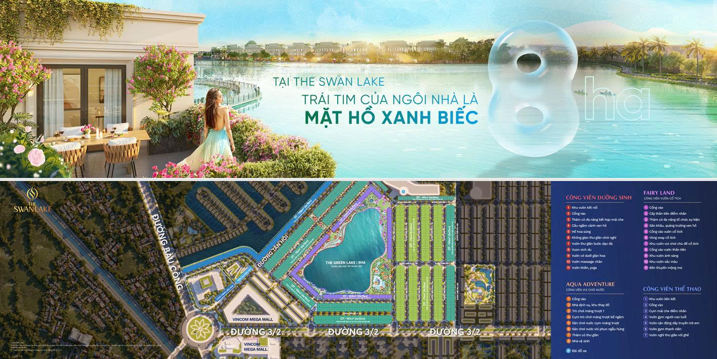 Tiện ích khu Swan Lake Green City